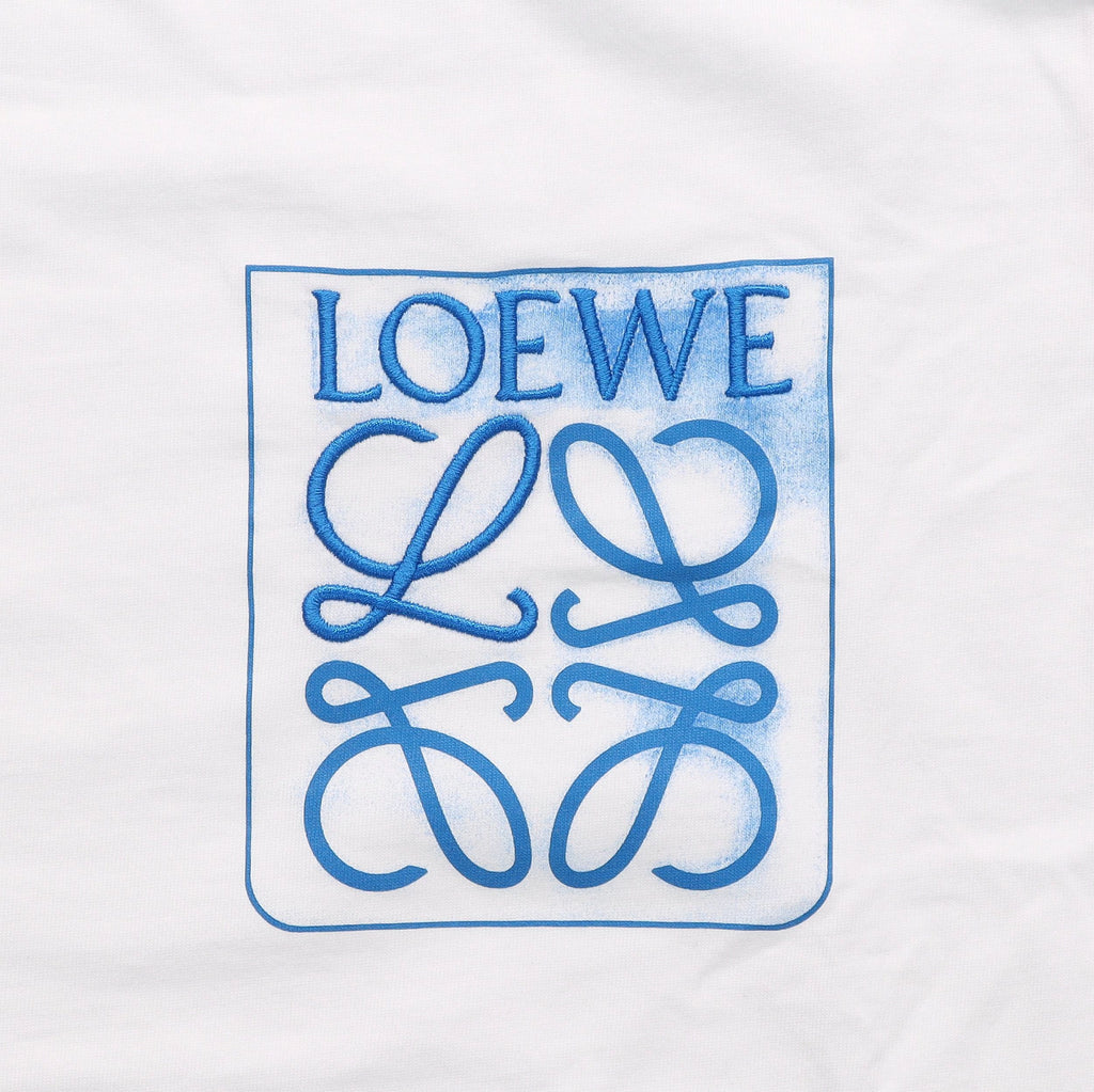 Kaos Pendek LOEWE dengan Motif Gambar/Cetak, Cocok untuk Pria dan Wanita -LE-03