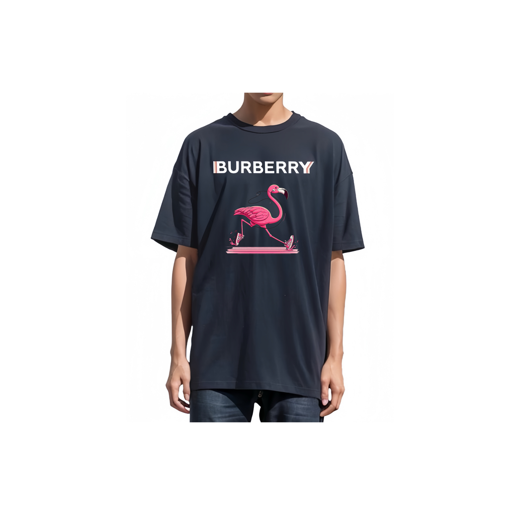 Burberry Kaos Logo Seri Huruf, Unisex, COD '"B-41
