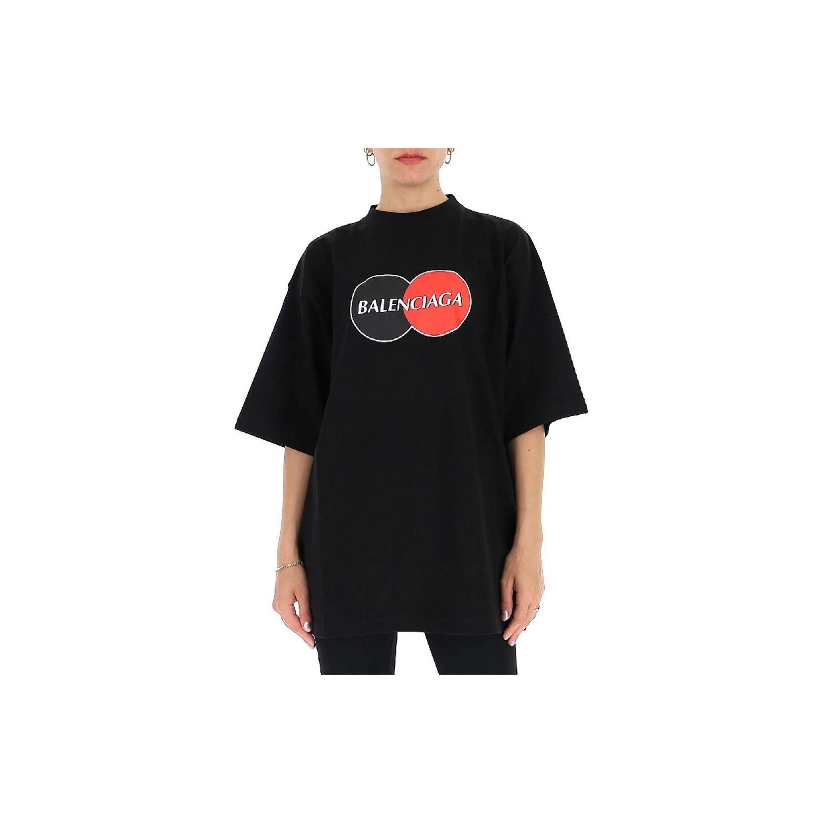 Kaos Pendek Balenciaga dengan Motif Gambar/Cetak, Cocok untuk Pria dan Wanita -BL-37