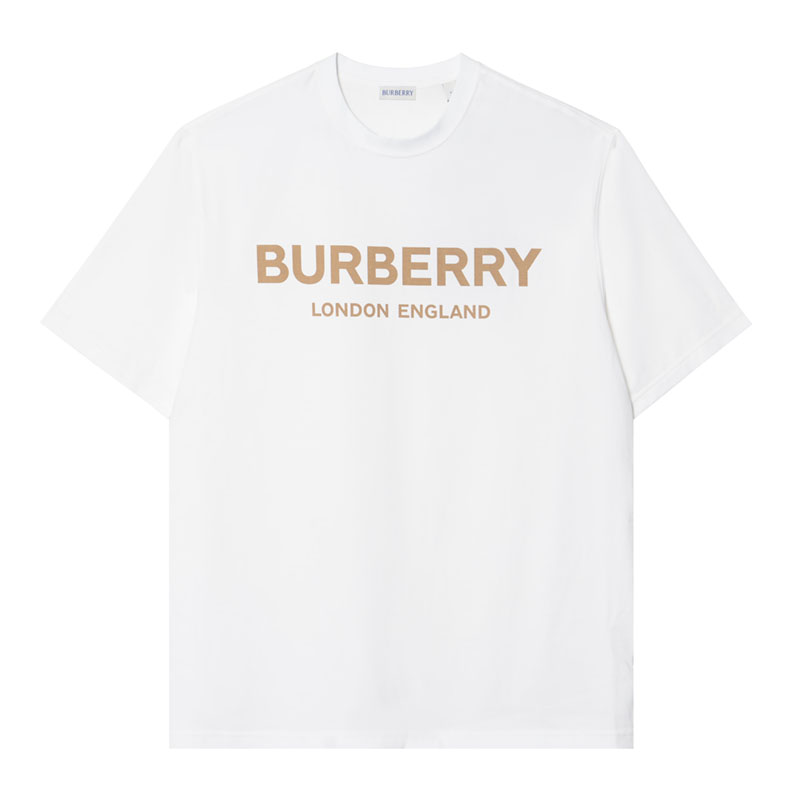 Burberry Kaos Logo Seri Huruf, Unisex, COD '"B-03