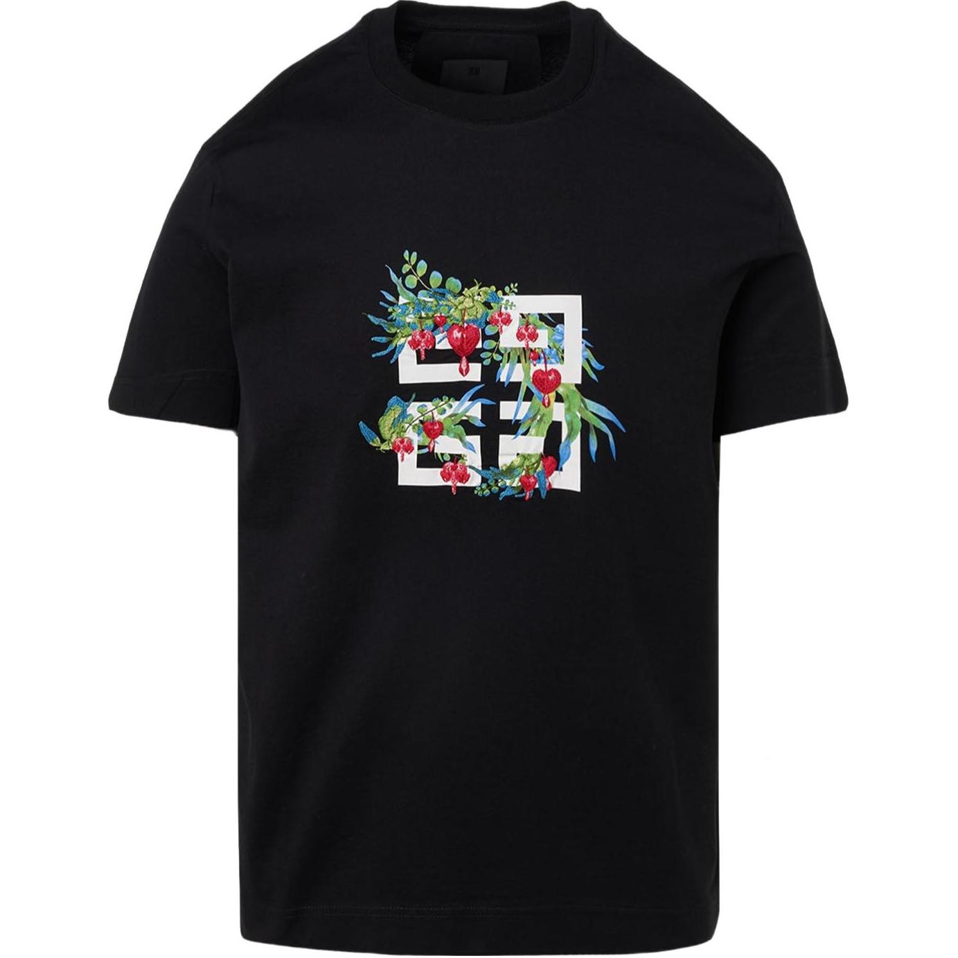 Kaos Givenchy Bermotif, Unisex -J-11