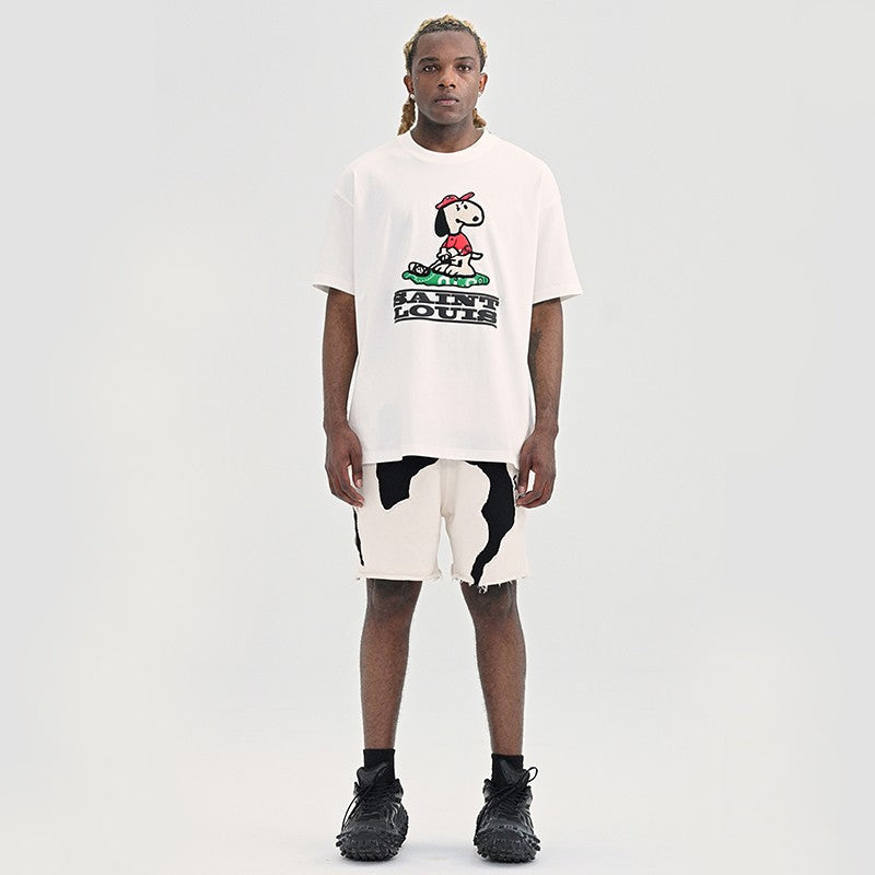 LV Kaos Logo Seri Huruf, Unisex, COD '-L-29