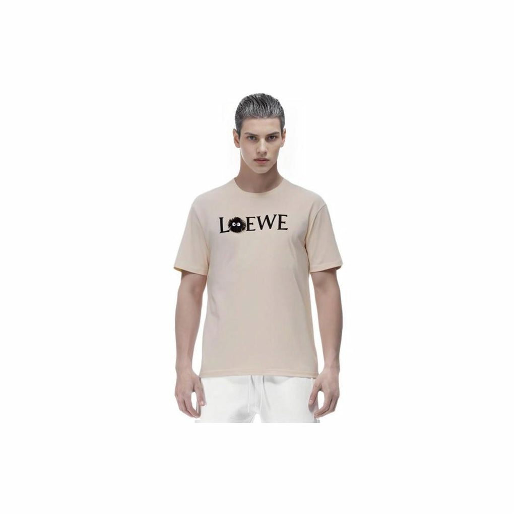Kaos Pendek LOEWE dengan Motif Gambar/Cetak, Cocok untuk Pria dan Wanita -LE-10