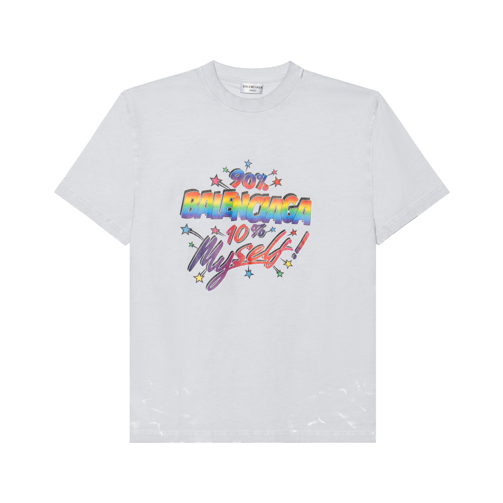 Kaos Pendek Balenciaga dengan Motif Gambar/Cetak, Cocok untuk Pria dan Wanita -BL-11