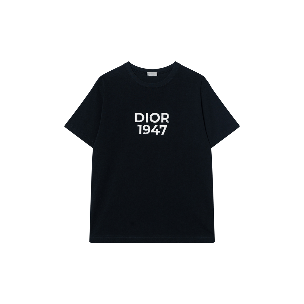 Kaos Pendek DIOR dengan Motif Gambar/Cetak, Cocok untuk Pria dan Wanita  -D-13