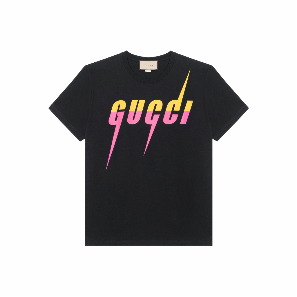 GUCCI Kaos Logo Seri Huruf, Unisex, COD '"    '"  G-14
