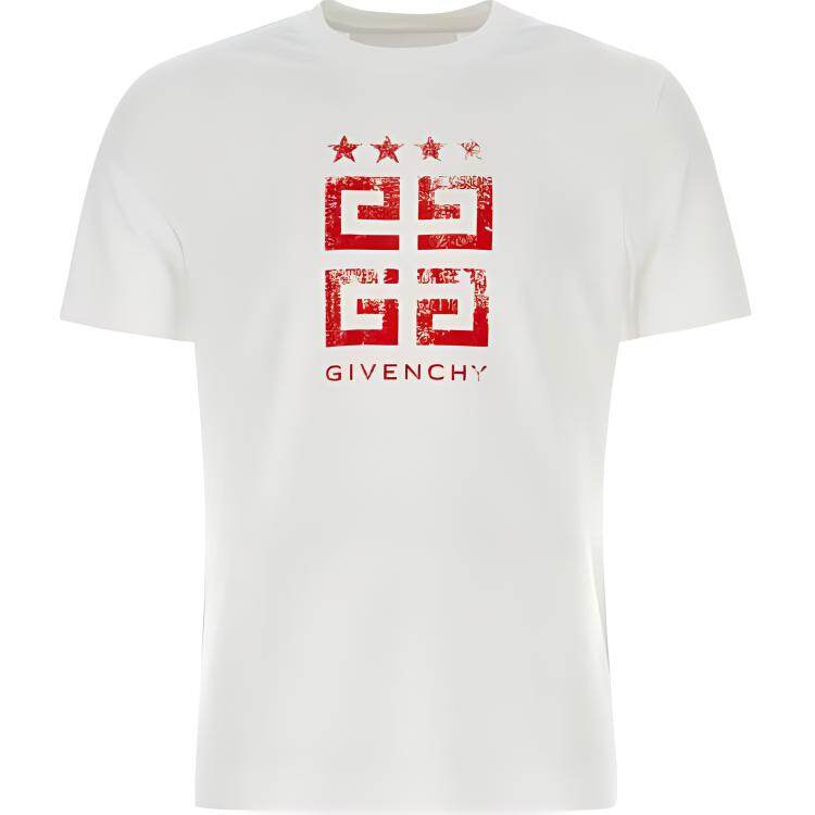 Kaos Givenchy Bermotif, Unisex -J-30