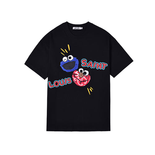 LV Kaos Logo Seri Huruf, Unisex, COD '-L-32