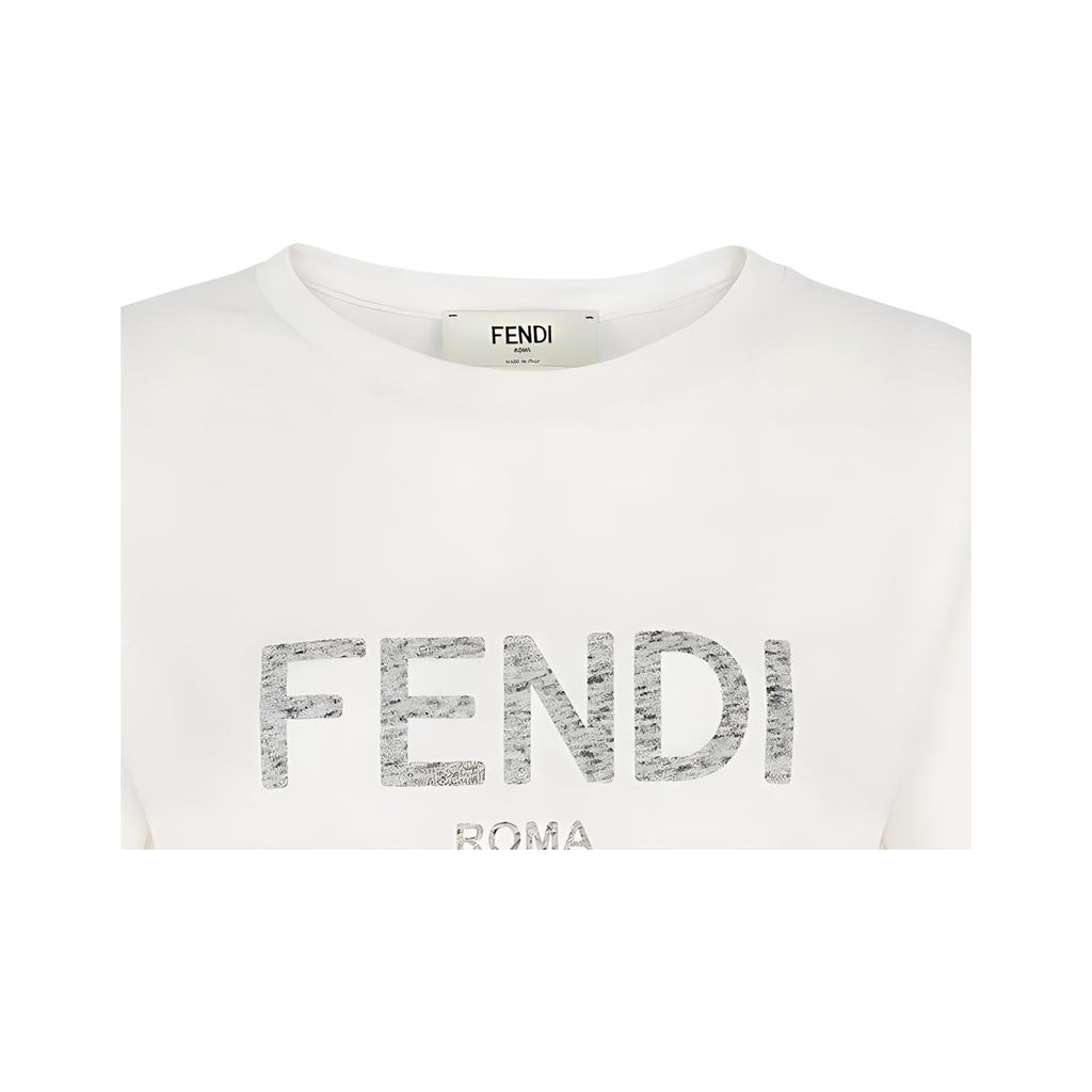 Kaos Pendek FENDI dengan Motif Gambar/Cetak, Cocok untuk Pria dan WanitaF-08