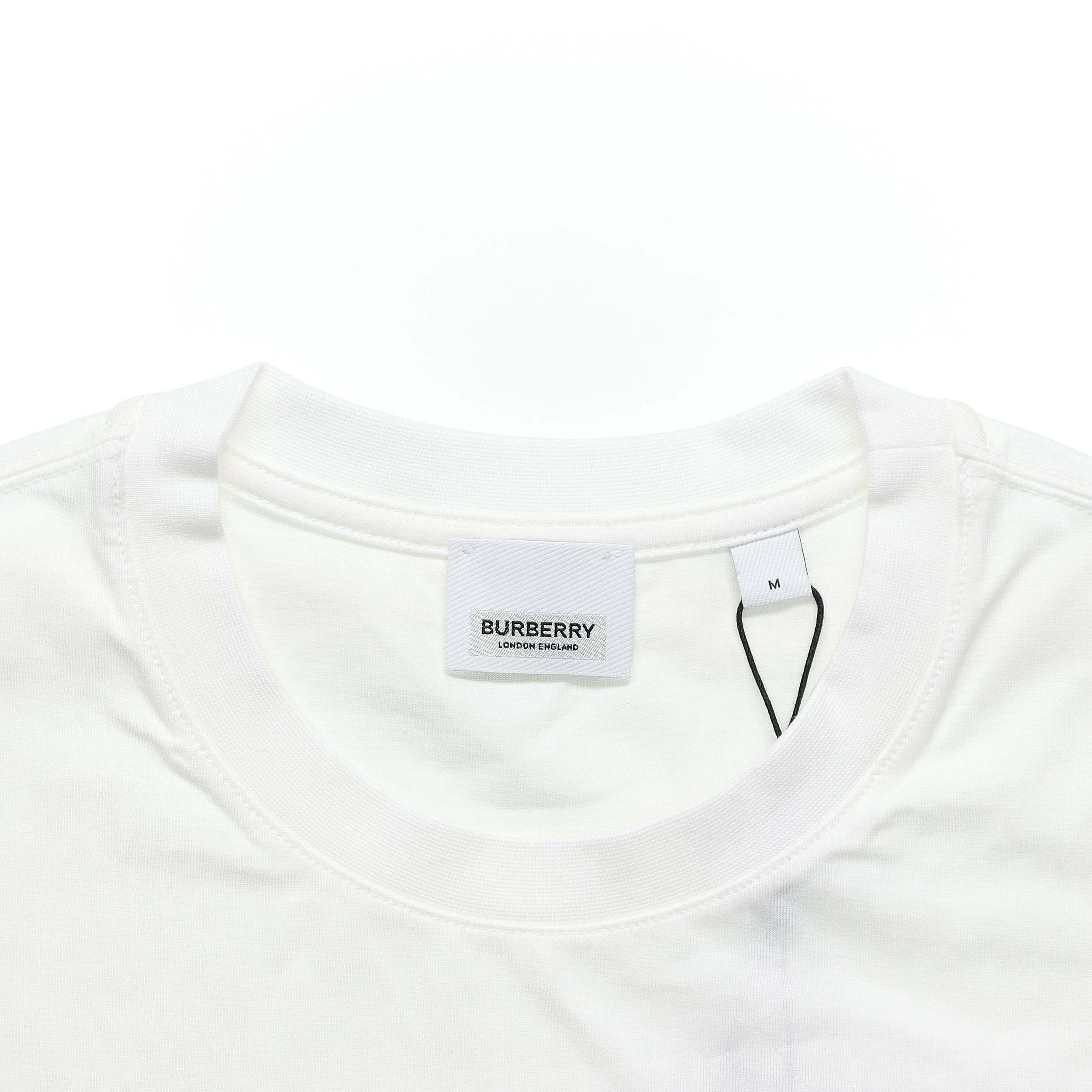 Burberry Kaos Logo Seri Huruf, Unisex, COD '"B-09