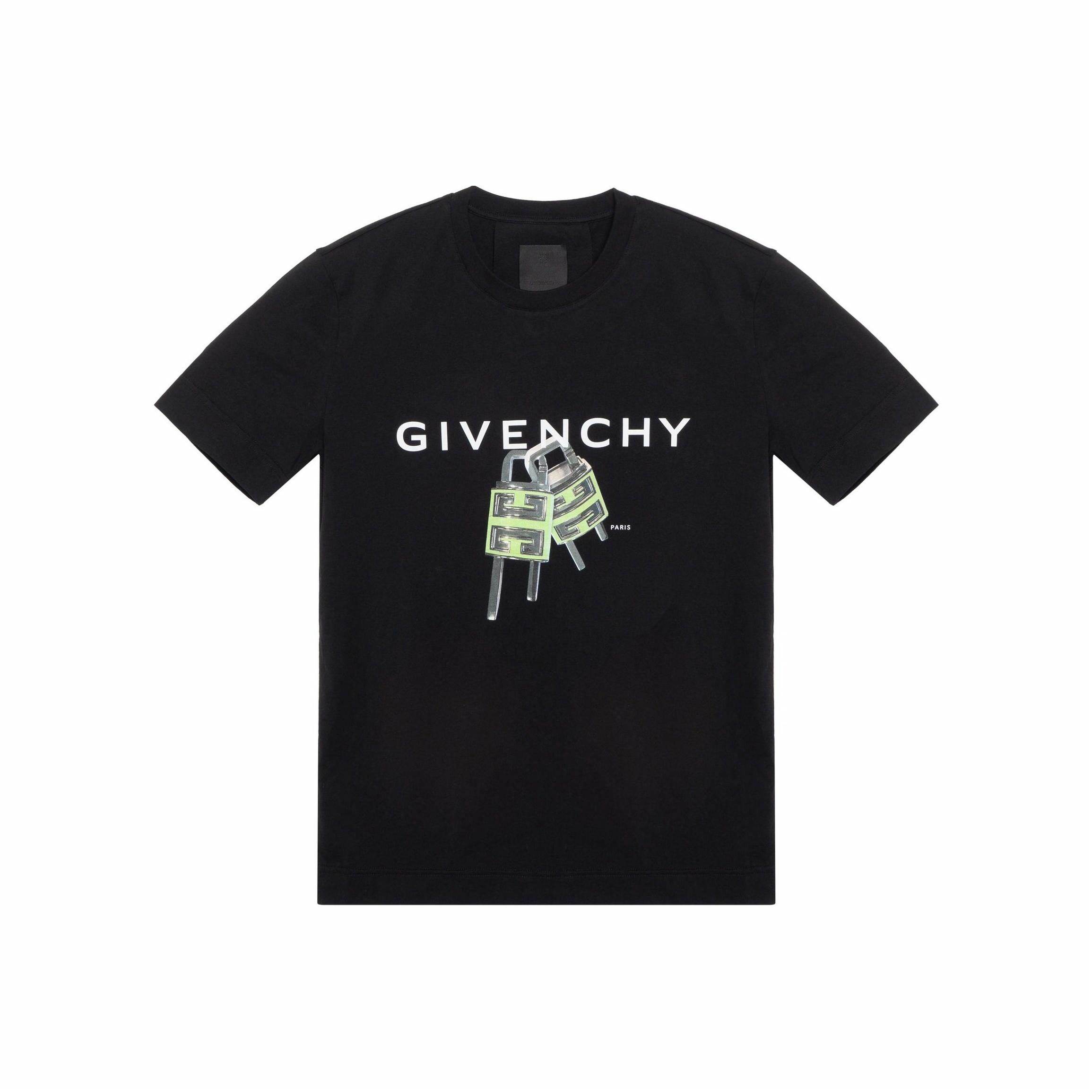Kaos Givenchy Bermotif, Unisex -J-01