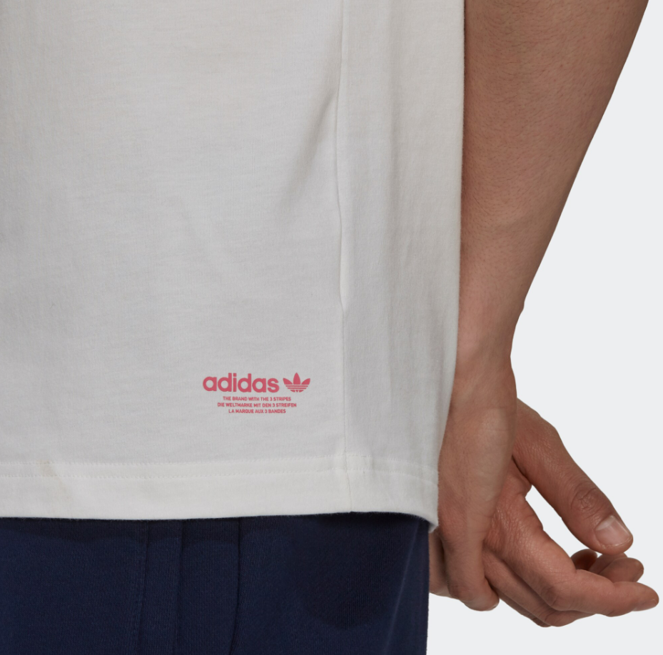 adidas Kaos Logo Seri Huruf, Unisex, COD '" AD-59