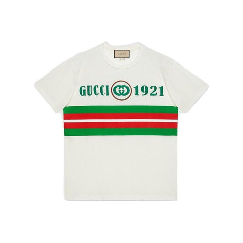 GUCCI Kaos Logo Seri Huruf, Unisex, COD '"    '"  G-65