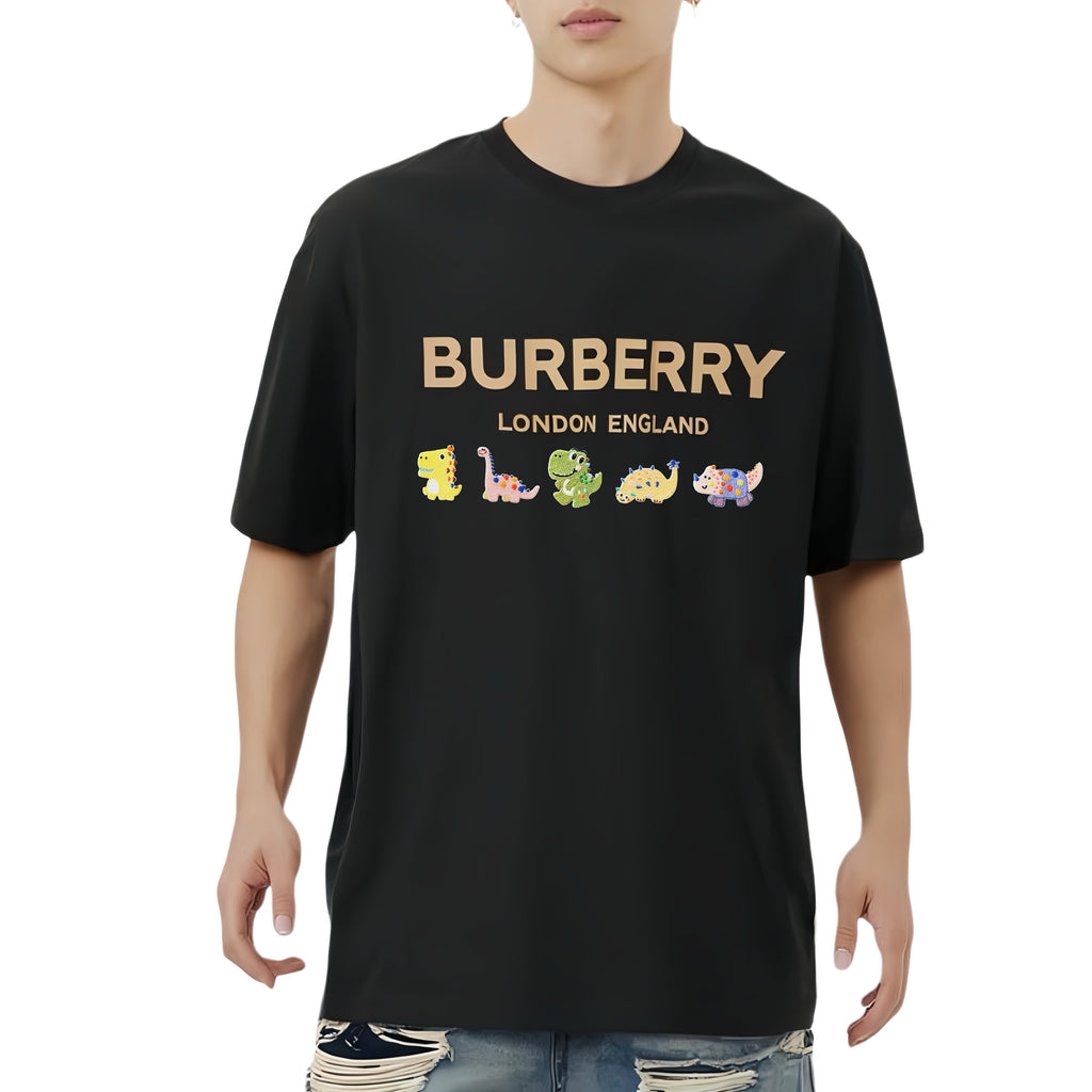 Burberry Kaos Logo Seri Huruf, Unisex, COD '"B-05