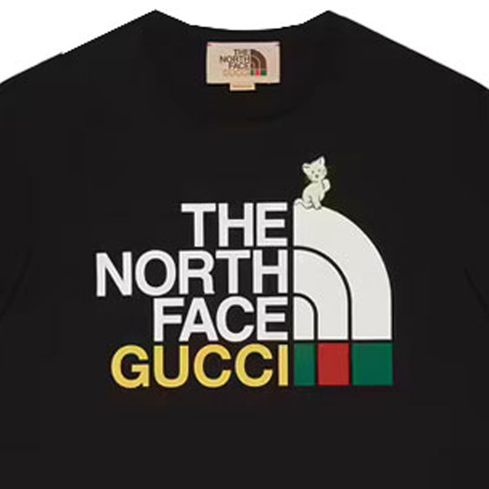 GUCCI Kaos Logo Seri Huruf, Unisex, COD '"   G-77