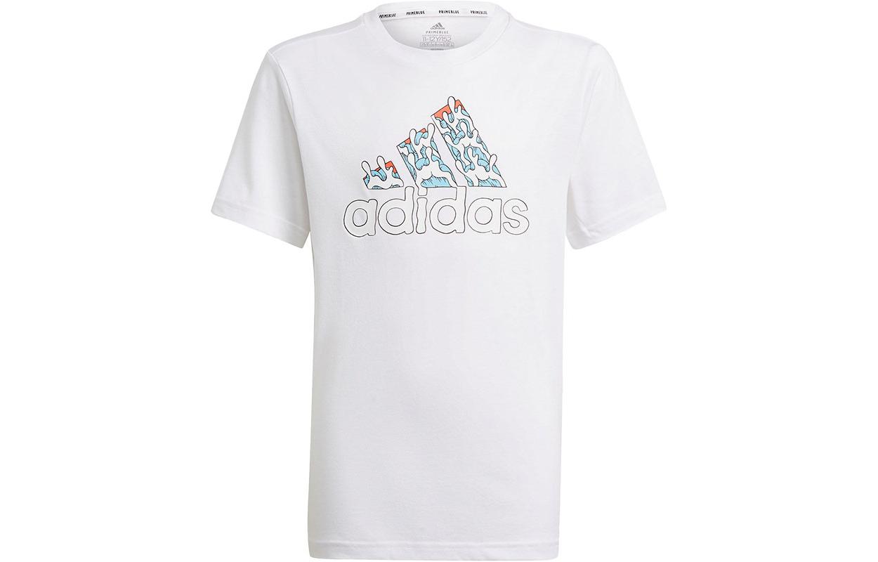 adidas Kaos Logo Seri Huruf, Unisex, COD '" AD-21