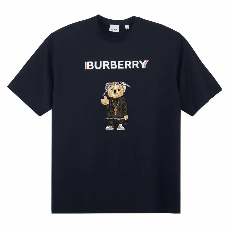 Burberry Kaos Logo Seri Huruf, Unisex, COD '"B-40
