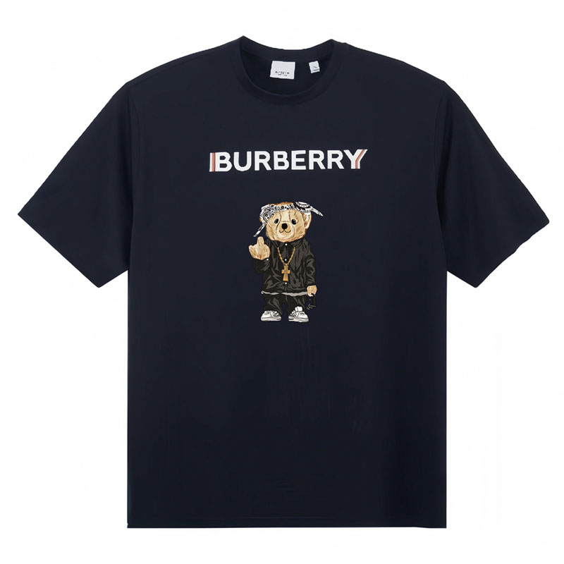 Burberry Kaos Logo Seri Huruf, Unisex, COD '"B-39
