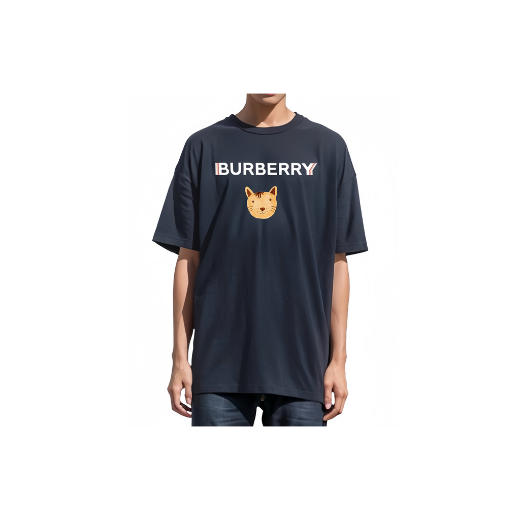 Burberry Kaos Logo Seri Huruf, Unisex, COD '"B-37