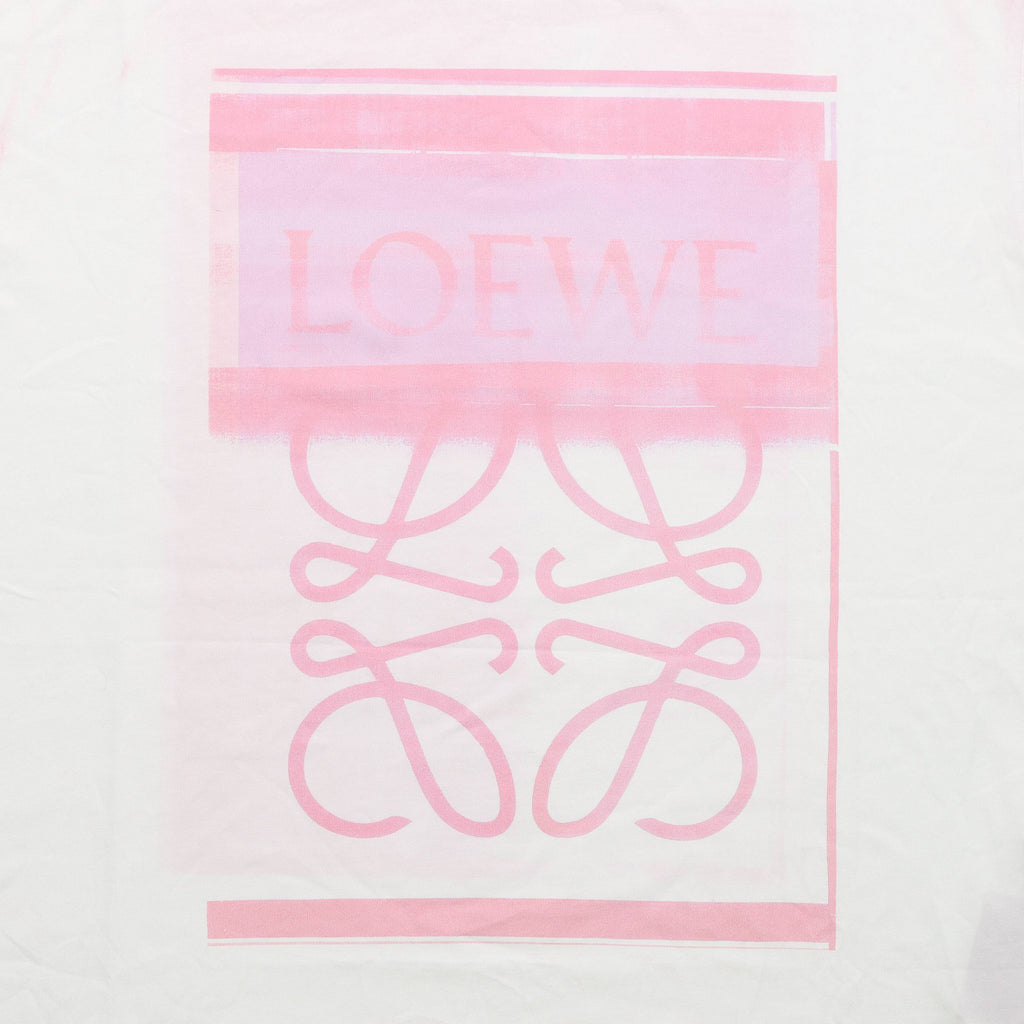 Kaos Pendek LOEWE dengan Motif Gambar/Cetak, Cocok untuk Pria dan Wanita -LE-06