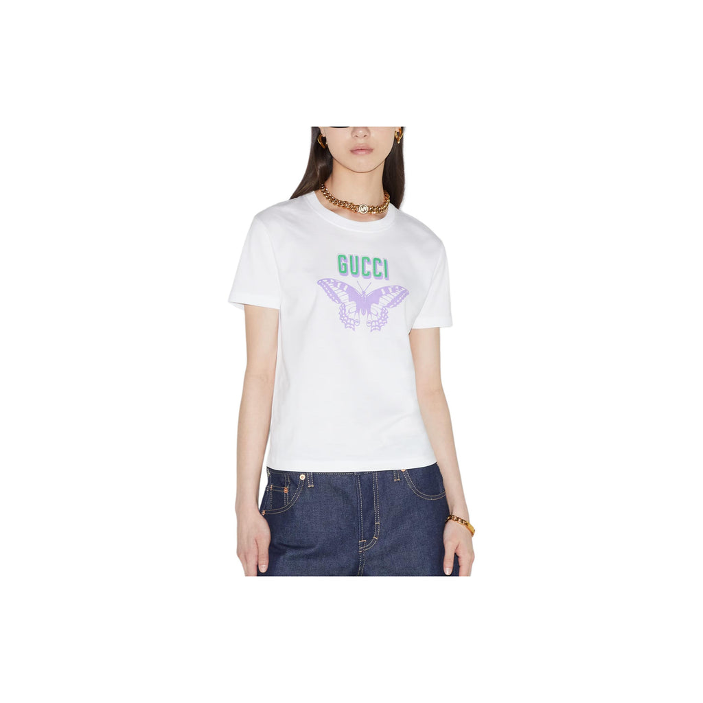 GUCCI Kaos Logo Seri Huruf, Unisex, COD '"   G-89