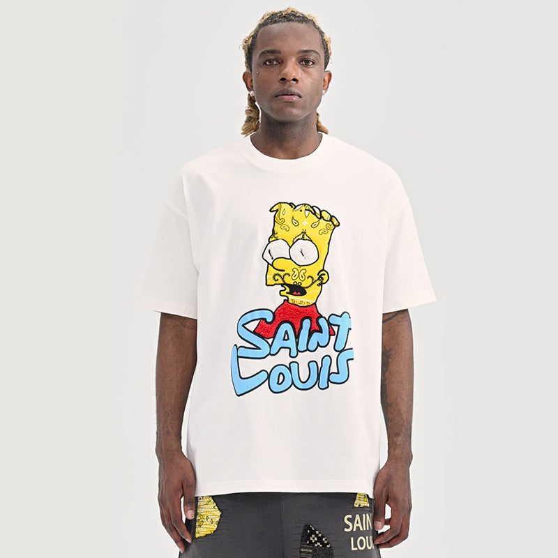 LV Kaos Logo Seri Huruf, Unisex, COD '-L-25