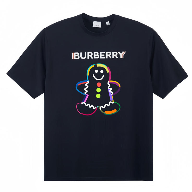 Burberry Kaos Logo Seri Huruf, Unisex, COD '"B-14