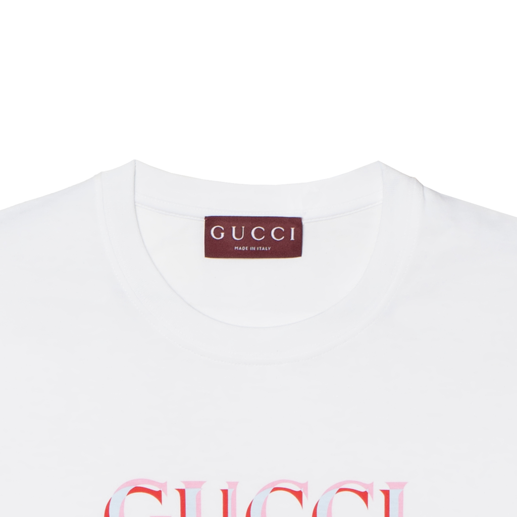 GUCCI Kaos Logo Seri Huruf, Unisex, COD '"    '"  G-30