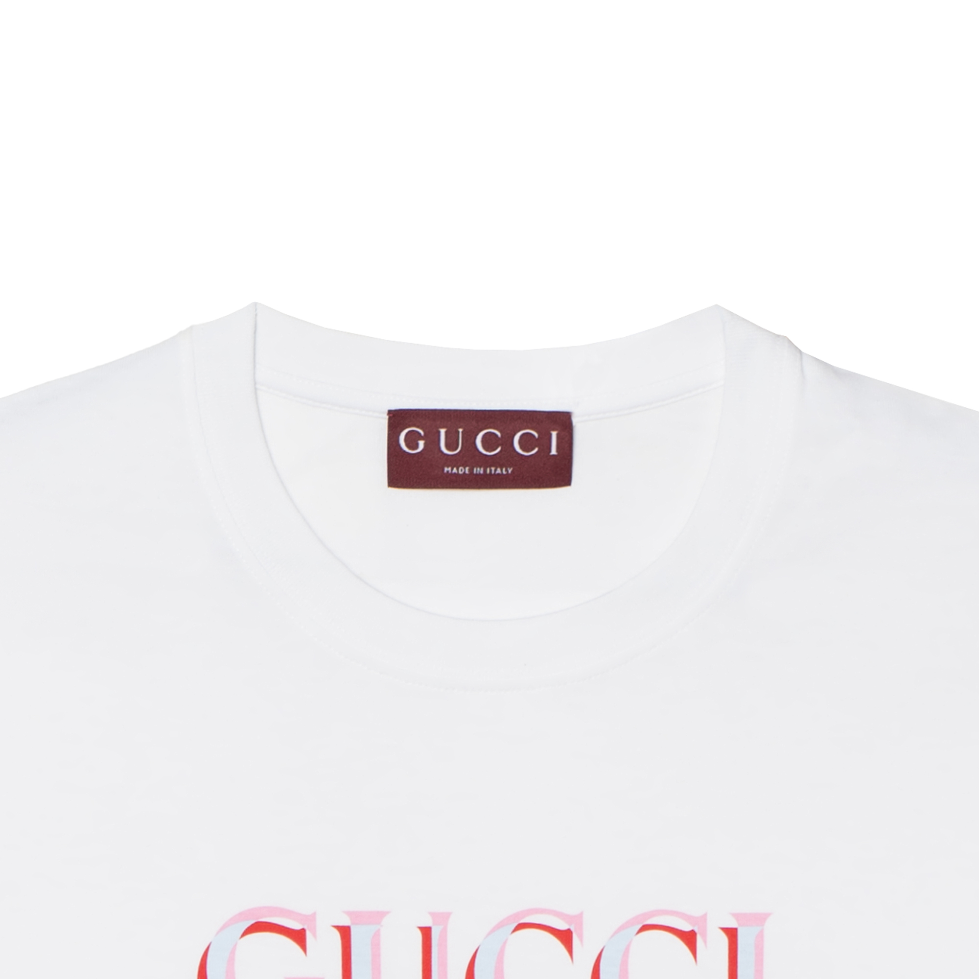 GUCCI Kaos Logo Seri Huruf, Unisex, COD '"    '"  G-30