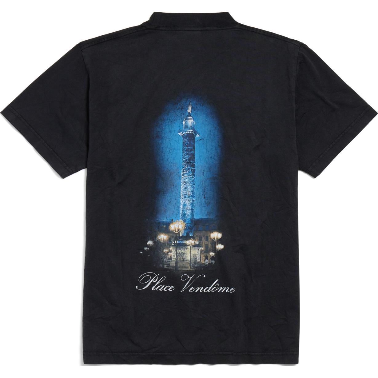 Kaos Pendek Balenciaga dengan Motif Gambar/Cetak, Cocok untuk Pria dan Wanita -BL-48