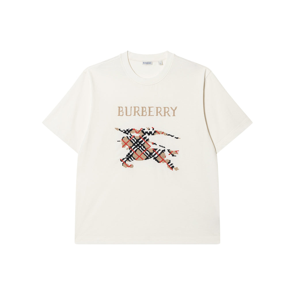 Burberry Kaos Logo Seri Huruf, Unisex, COD '"B-01