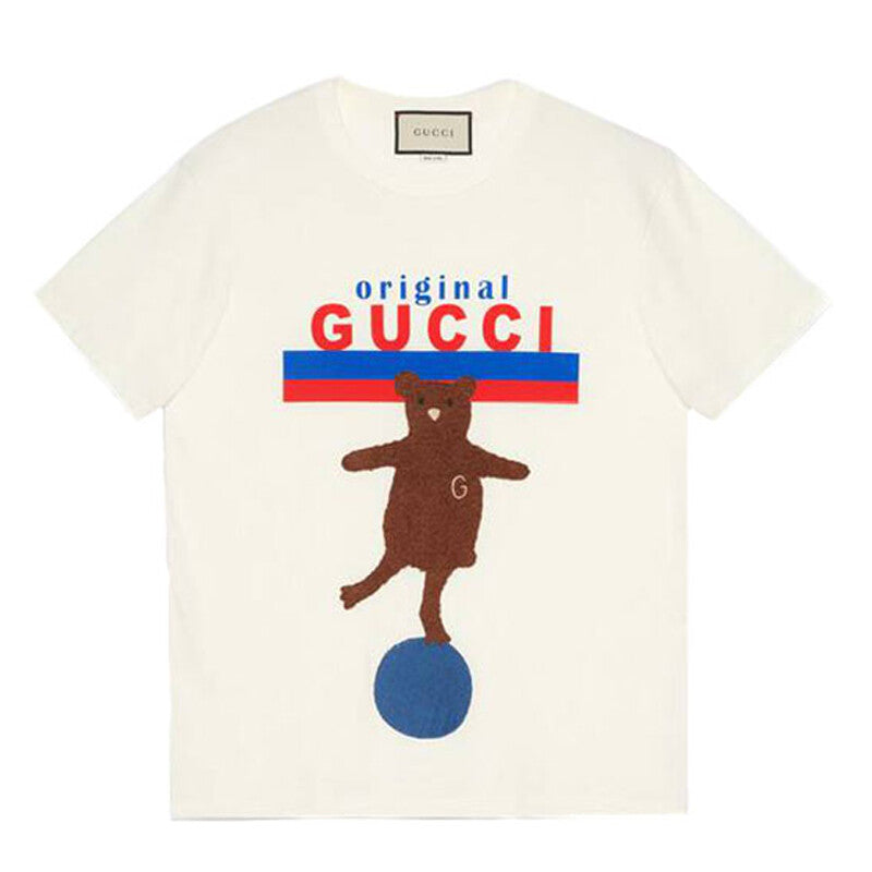 GUCCI Kaos Logo Seri Huruf, Unisex, COD '"    '"  G-60