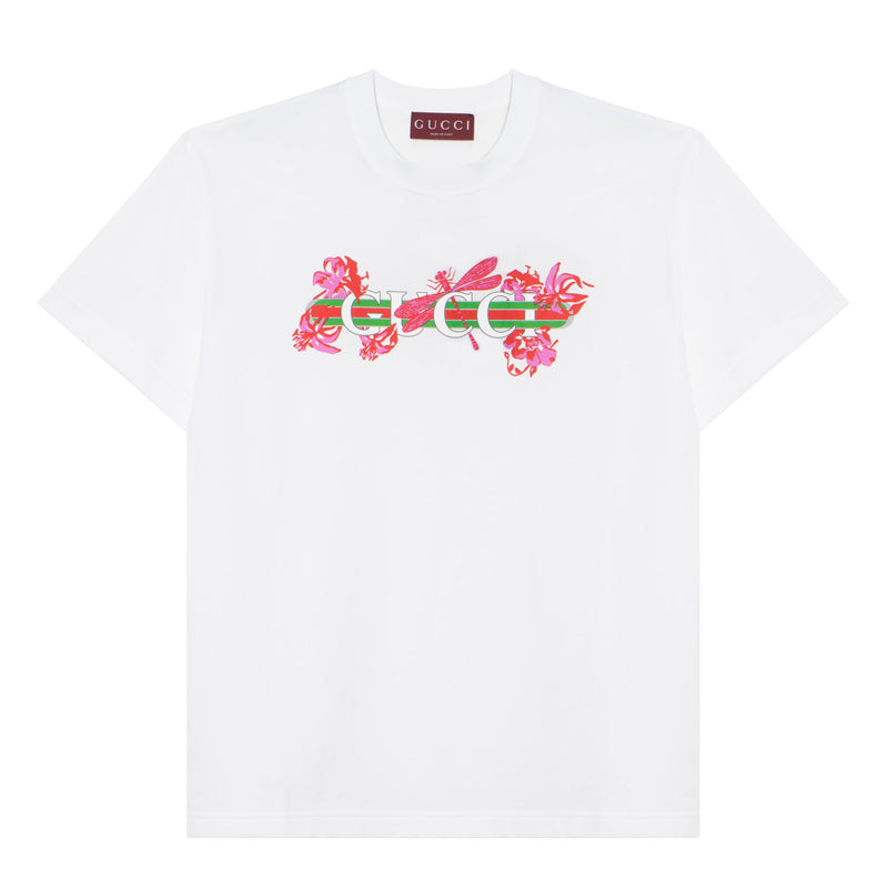 GUCCI Kaos Logo Seri Huruf, Unisex, COD '"  G-87