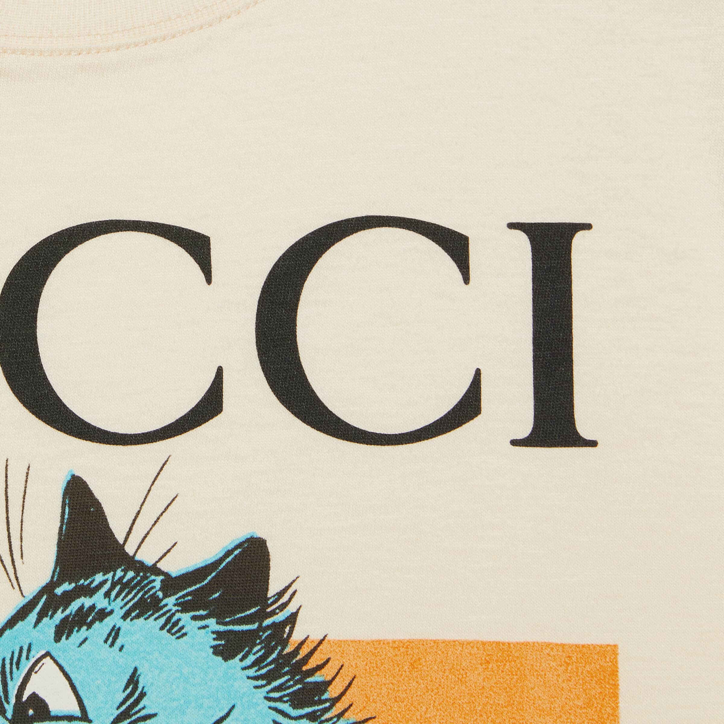 GUCCI Kaos Logo Seri Huruf, Unisex, COD '"  G-117