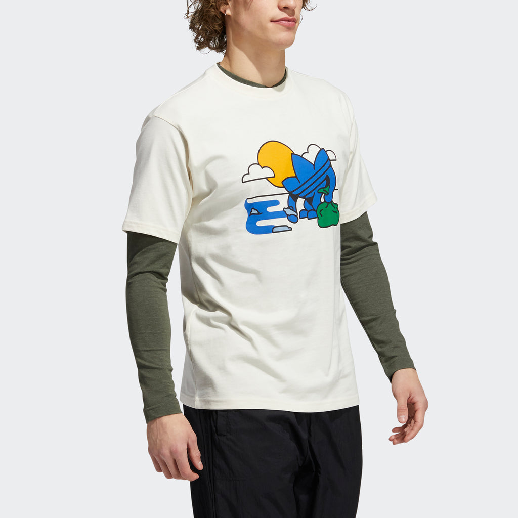 adidas Kaos Logo Seri Huruf, Unisex, COD '" AD-46