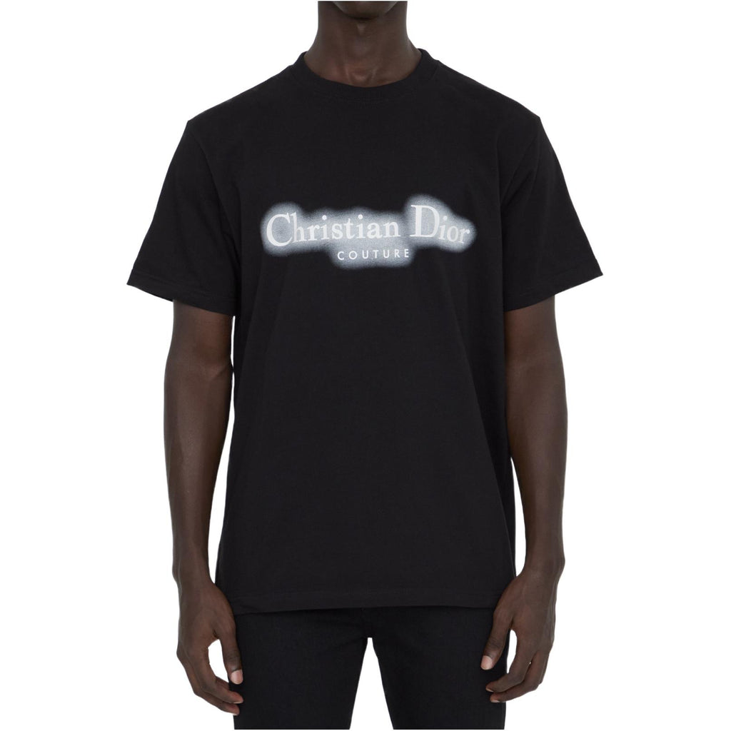 Kaos Pendek DIOR dengan Motif Gambar/Cetak, Cocok untuk Pria dan Wanita  -D-09