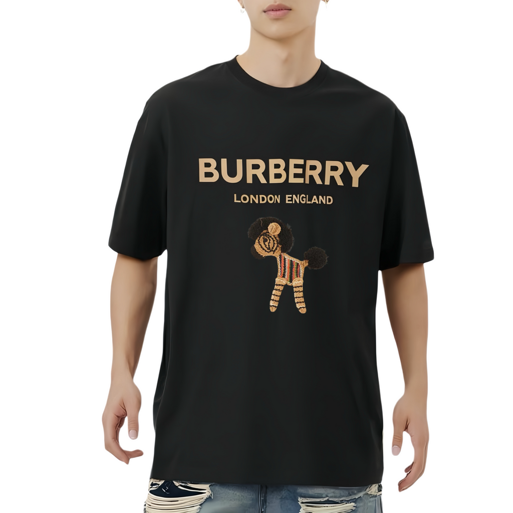 Burberry Kaos Logo Seri Huruf, Unisex, COD '"B-63