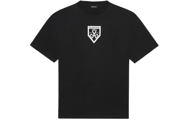 Kaos Pendek Balenciaga dengan Motif Gambar/Cetak, Cocok untuk Pria dan Wanita -BL-46