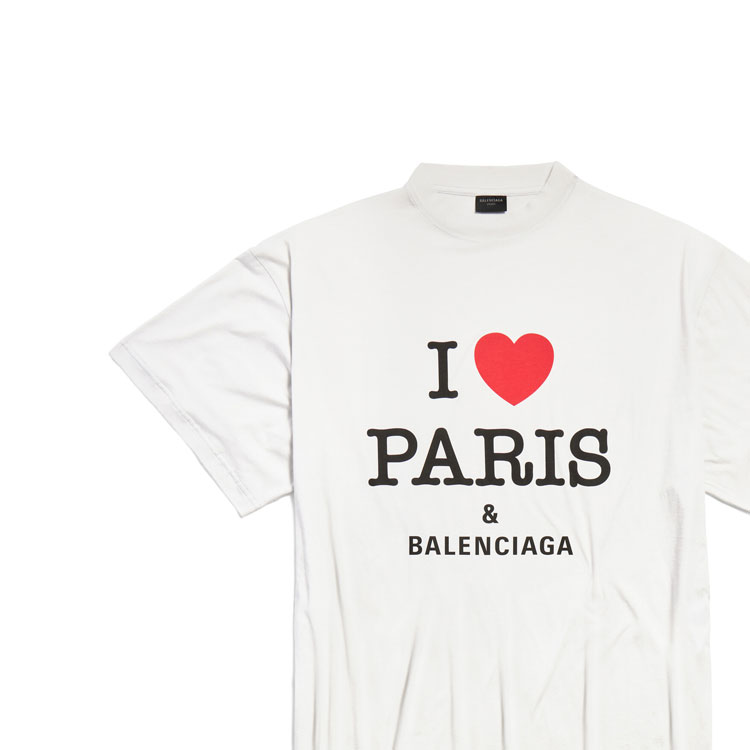 Kaos Pendek Balenciaga dengan Motif Gambar/Cetak, Cocok untuk Pria dan Wanita -BL-04