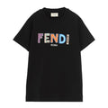 Kaos Pendek FENDI dengan Motif Gambar/Cetak, Cocok untuk Pria dan WanitaF-05