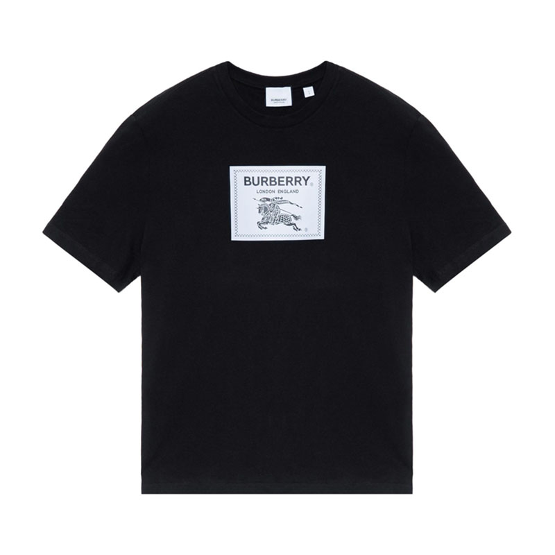 Burberry Kaos Logo Seri Huruf, Unisex, COD '"B-65