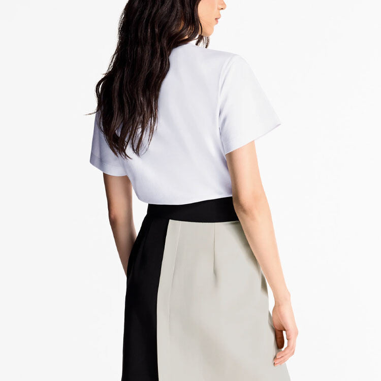 LV Kaos Logo Seri Huruf, Unisex, COD '-L-03