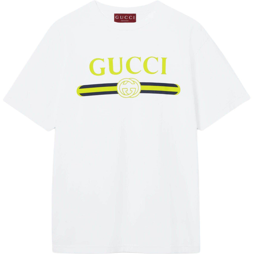 GUCCI Kaos Logo Seri Huruf, Unisex, COD '"    '"  G-51