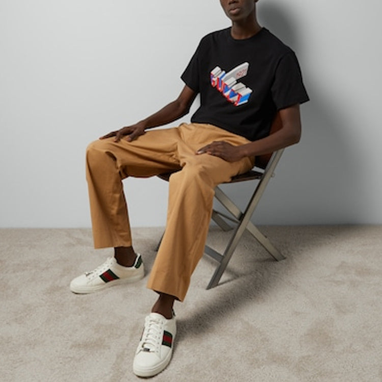 GUCCI Kaos Logo Seri Huruf, Unisex, COD '"    '"  G-05