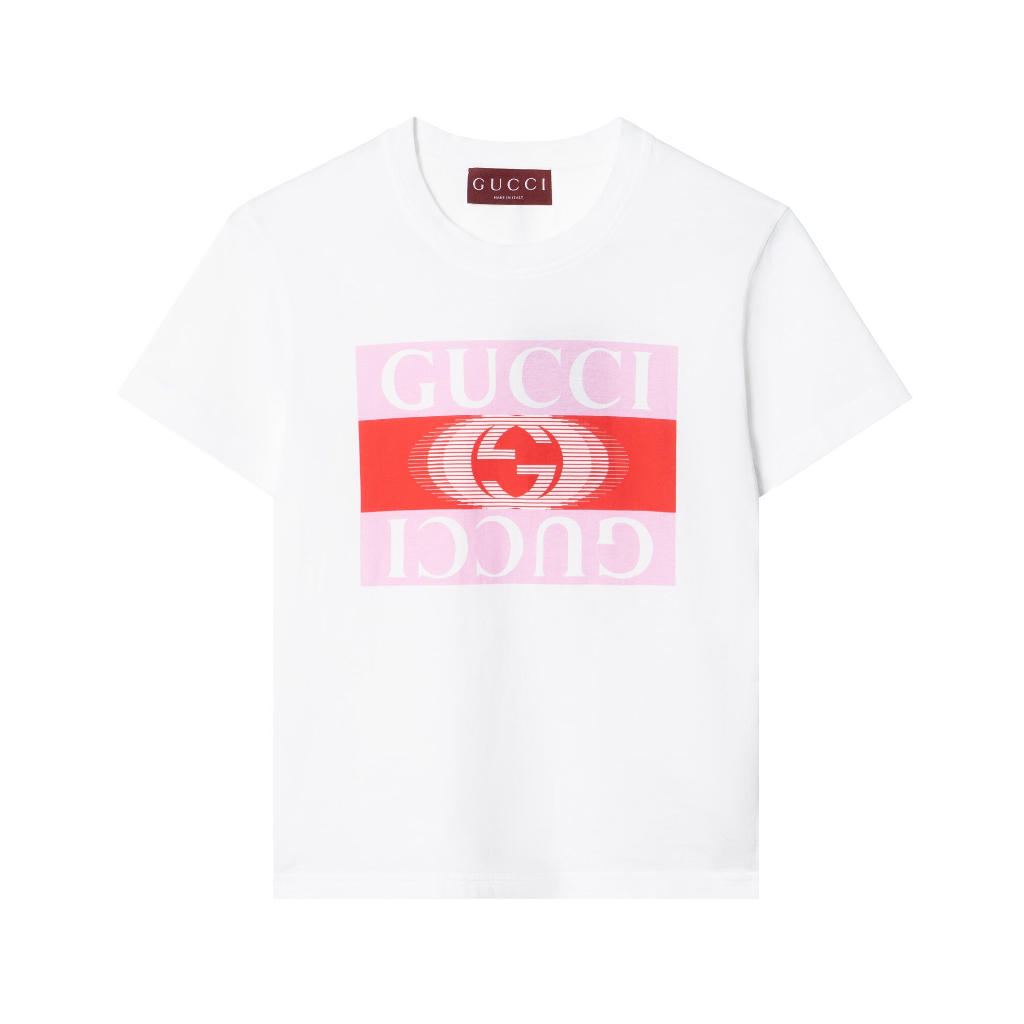 GUCCI Kaos Logo Seri Huruf, Unisex, COD '"   G-69