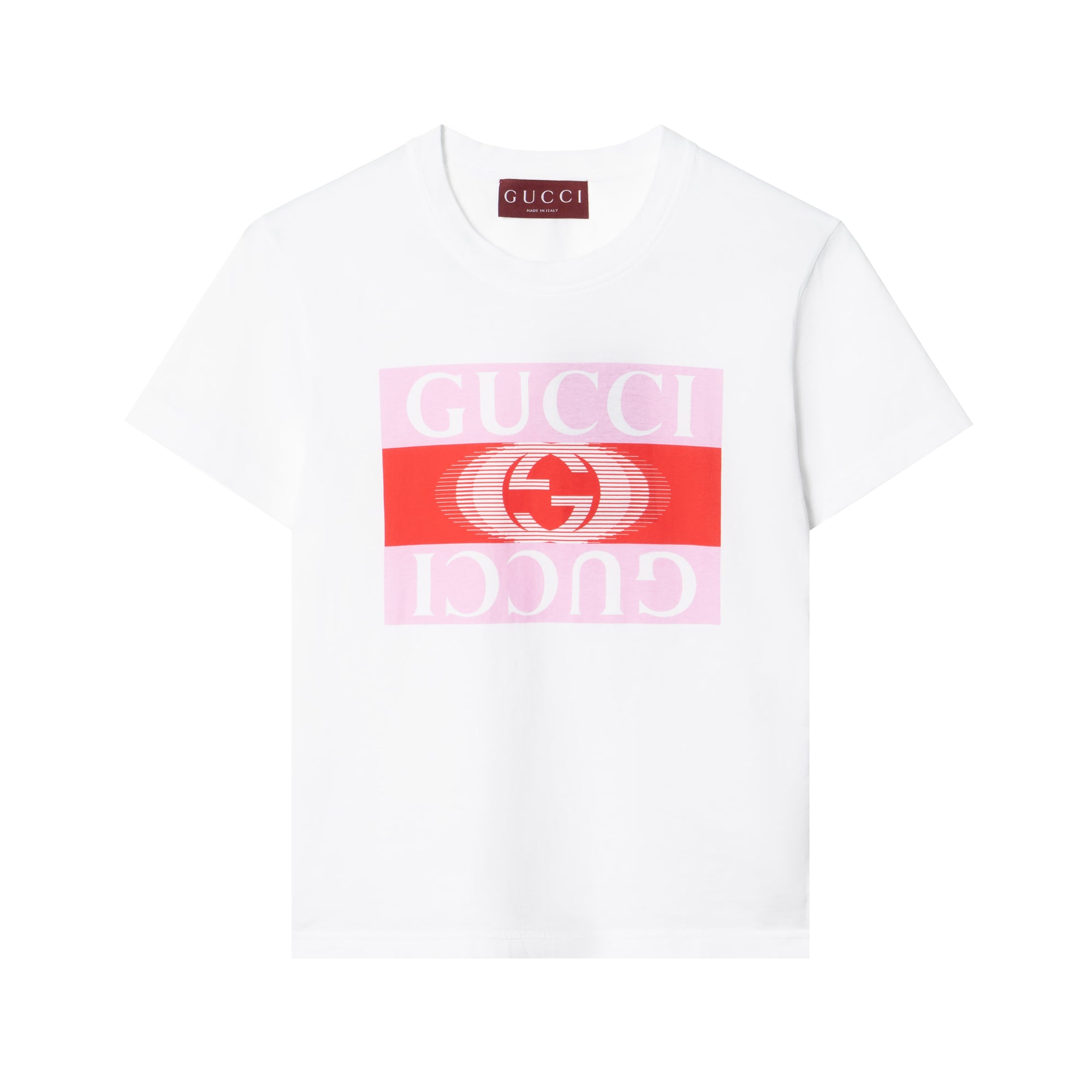 GUCCI Kaos Logo Seri Huruf, Unisex, COD '"   G-69