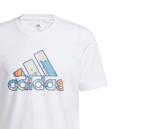 adidas Kaos Logo Seri Huruf, Unisex, COD '" AD-37