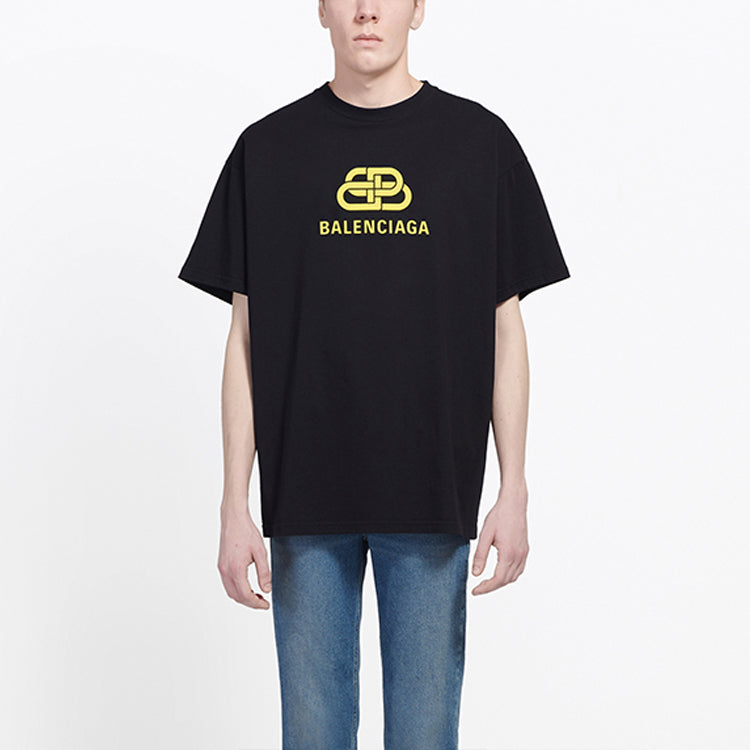 Kaos Pendek Balenciaga dengan Motif Gambar/Cetak, Cocok untuk Pria dan Wanita -BL-30