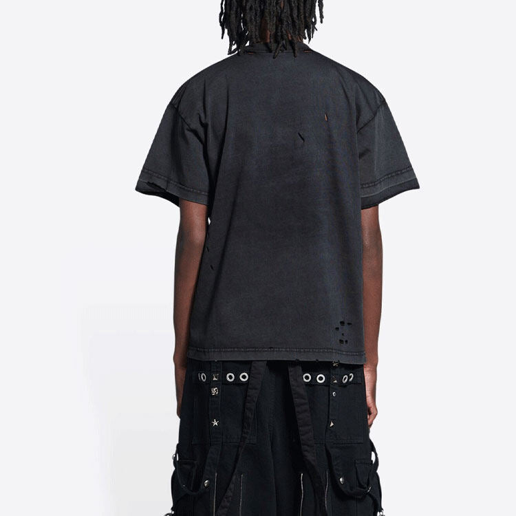 Kaos Pendek Balenciaga dengan Motif Gambar/Cetak, Cocok untuk Pria dan Wanita -BL-27