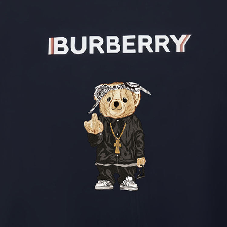 Burberry Kaos Logo Seri Huruf, Unisex, COD '"B-39